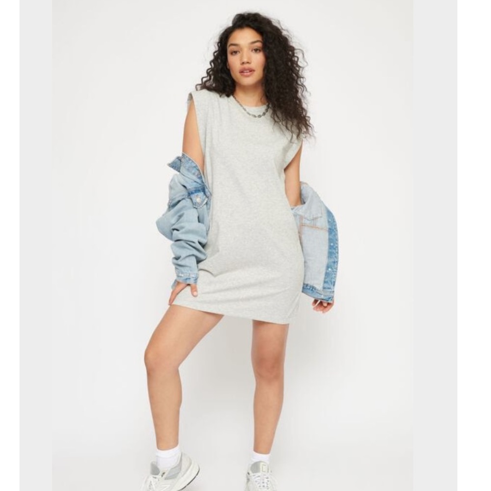 🆕DYNAMITE | Biscayne Cap Sleeve T-shirt Dress
